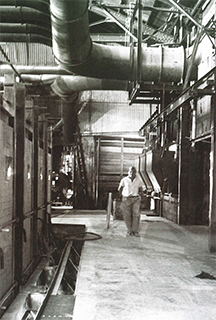 1940年当時の溶融炉